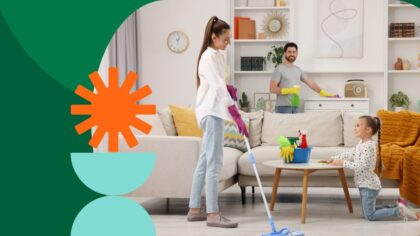 cleaning during school holiday